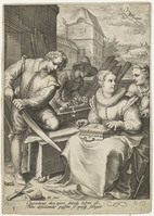 TvB G 2521
<br/>
Middag (de vier dagdelen)
<br/>
<em>Saenredam, Jan (ca. 1565/1566-1607)</em>